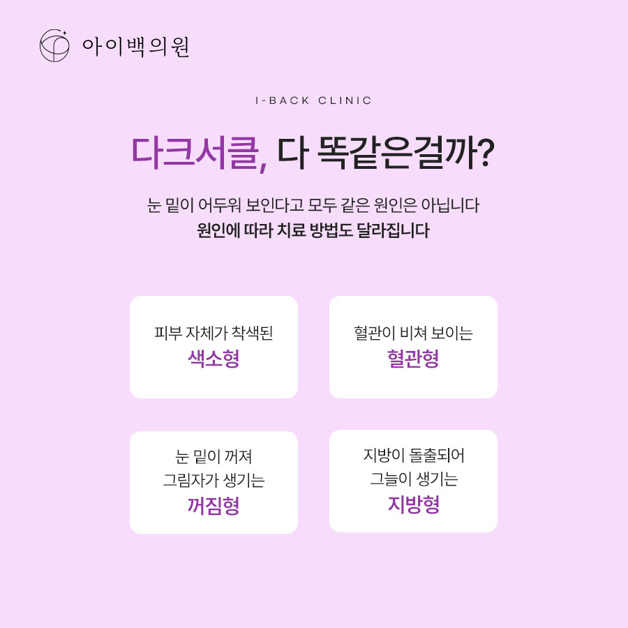 역삼역 피부과,원인 분석에서 시작되는 다크서클 맞춤 치료
