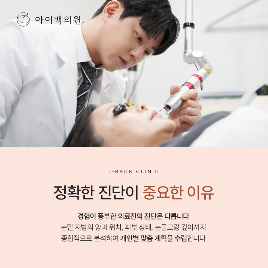 비절개 눈밑지방재배치 시술에서 중요하게 보는 것들