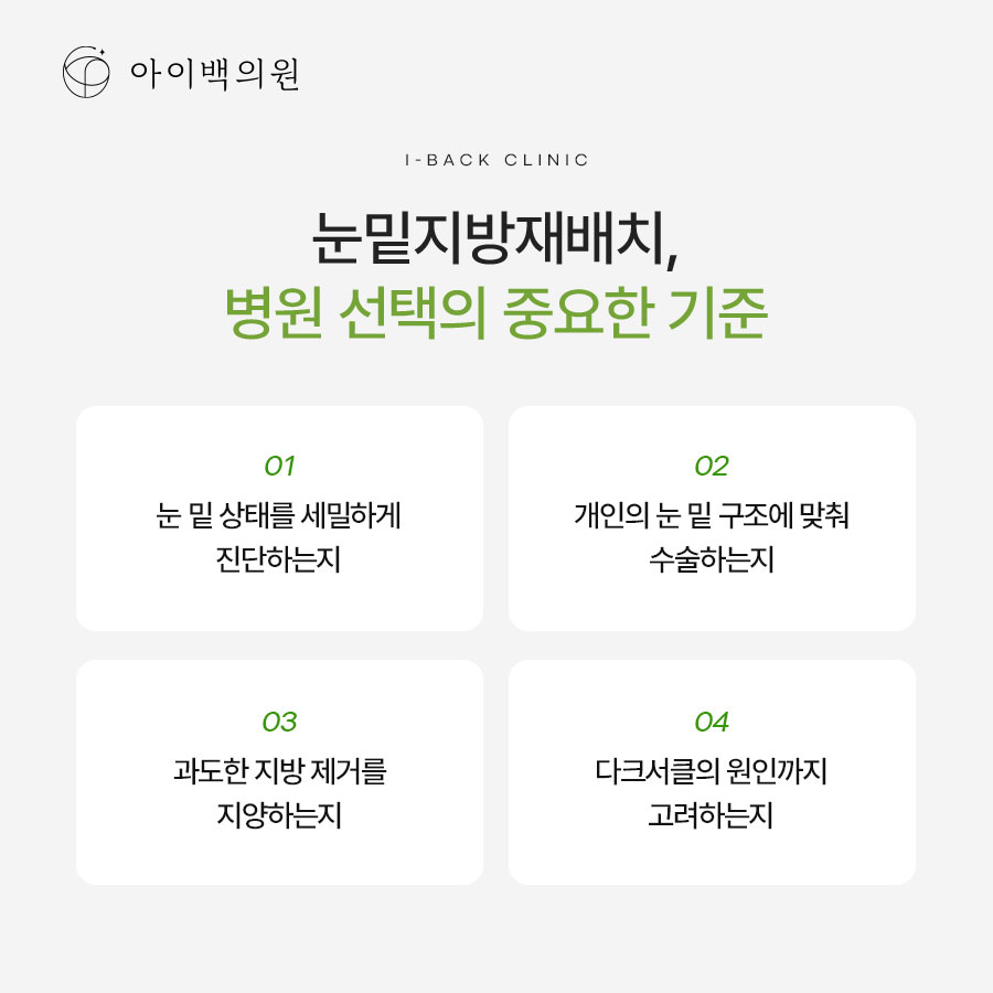 강남 눈밑지잘하는곳, 병원 선택할 때 무엇을 봐야 할까?